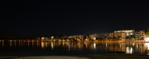 Promenade am späten Abend