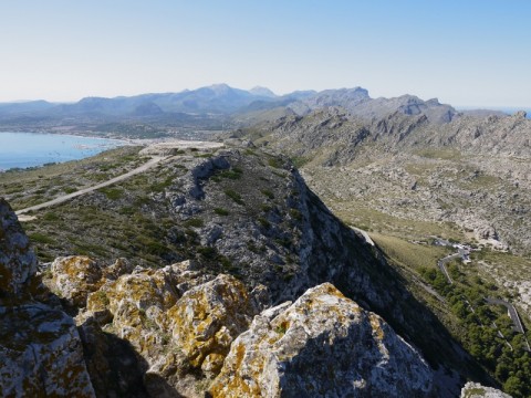 Blick auf Puerto de Pollenca