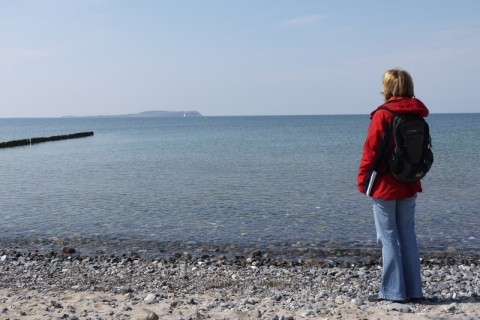 Blick nach Hiddensee