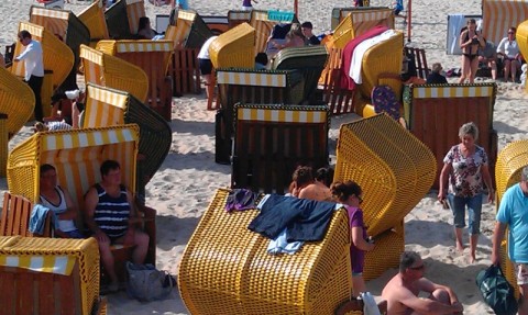 Binz - Strand voll