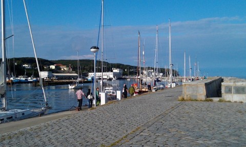 Sassnitz Hafen bei Sonne