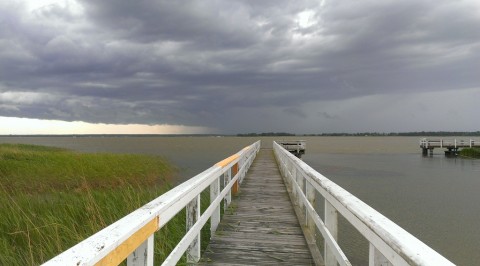 Bodden - bedrohlich