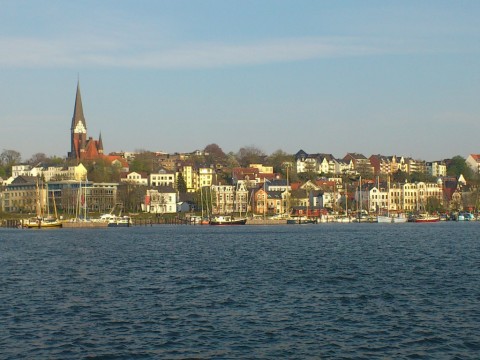 Flensburg in der Abendsonne