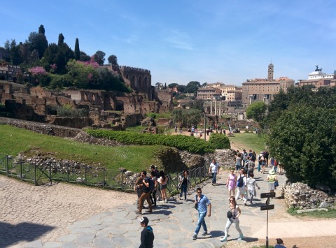 Forum Romanum mit Palatin