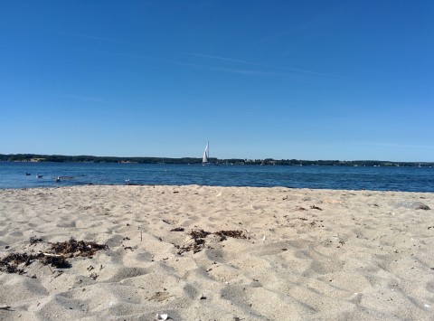 Glücksburger Strand und Flensburger Förde